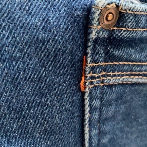 Vintage levis straight leg  blue made in USA 38 - Picture 13 of 14